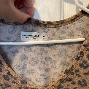 A&F Leopard Print Top